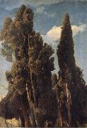 Johann Wilhelm Schirmer Cypresses china oil painting reproduction